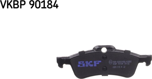 Bremseklosser SKF VKBP 90184 Bremseklosser SKF VKBP 90184