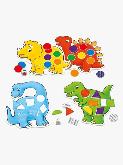 Orchard Toys Flekkete Dinosaurer Barnespill med Farger og Former Orchard Toys Flekkete Dinosaurer Barnespill med Farger og Former