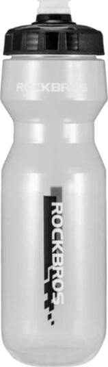 Rockbros Drikkeflaske 750ml – Transparent Svart med Svart Munnstykke Rockbros Drikkeflaske 750ml – Transparent Svart med Svart Munnstykke
