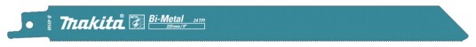 Makita B-43169 225mm Bajonettsagblad 2-pakning for Metall og Rør