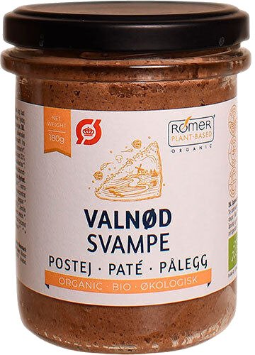Rømer Valnøtt & Sopp Postei Økologisk 180 g Rømer Valnøtt & Sopp Postei Økologisk 180 g