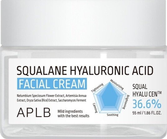 APLB Squalane Hyaluronic Acid Facial Cream 55ml