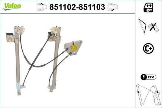 Vindusheis VALEO 851102