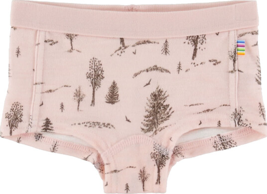 Joha Hipster Ull Lyserød m. Trær Joha 100 Hipsters Brun Rosa