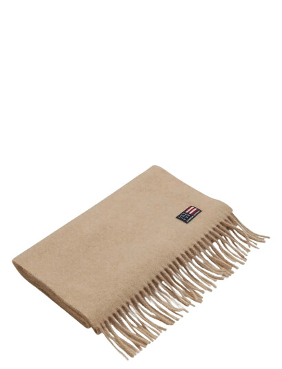 Lexington Clothing Recycled Wool Blend Scarf - Beige - ONE SIZE