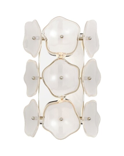 Leighton vägglampa nickel/cream Leighton vägglampa nickel/cream