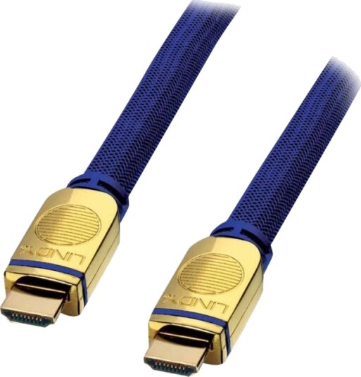 Lindy Premium Gold Standard Speed Hdmi Cable With Ethernet Hdmi Kabel Hdmi Hann Til Hdmi Hann 3 M Trippel Beskyttelse