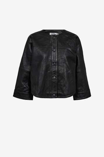 IVY Copenhagen Skinn jakke ivyKylie Jazz Leather Svart
