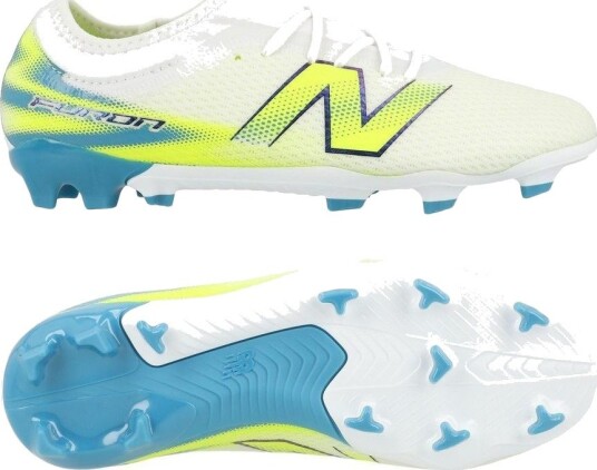 New Balance Furon V9 Team Fg Neon Tide Barn   Gress (Fg) størrelse 37½