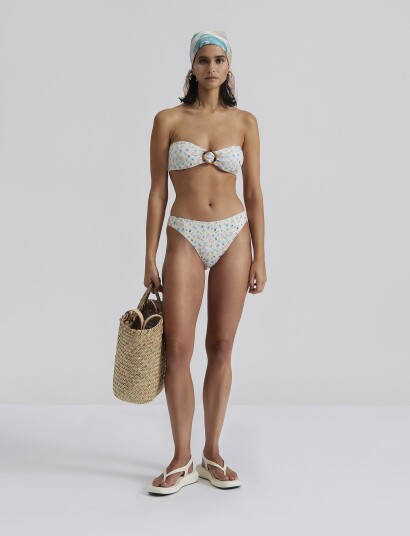 Malina Viola Low Rise Bikini Bottoms White S Malina Viola Low Rise Bikini Bottoms White S