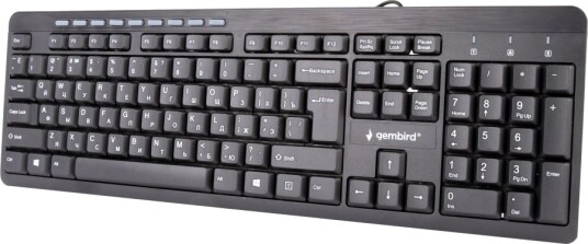 Gembird KB-UM-106 USB Tastatur USA Svart