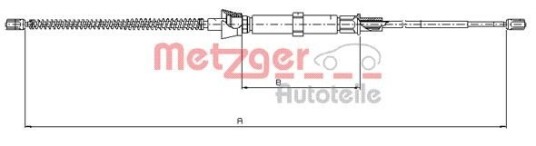 Bremsewire METZGER 10.9032
