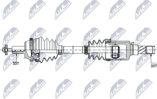 Nty Drivaksel NTY NPW ME 120 Nty Drivaksel NTY NPW ME 120