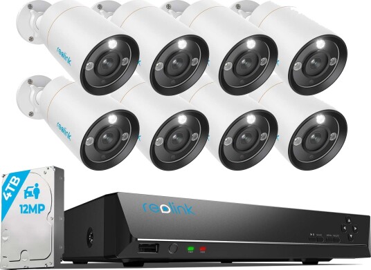 Reolink RLK16-1200B8-A Smart Kamerapakke Med 8 Stk 12mp Kameraer Og NVR Reolink RLK16-1200B8-A Smart Kamerapakke Med 8 Stk 12mp Kameraer Og NVR