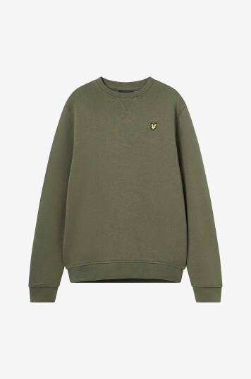 Lyle & Scott Collegegenser Crew Neck Sweatshirt Grønn
