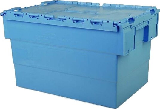 Schoeller Allibert ARCA Integra 1329 Transportkasse blå 600x400x350 mm, Garasjeinnredning & oppbevaring