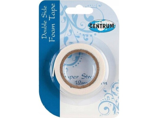 Centrum Dobbeltsidig Skumtape 12Mmx1m Center 83554 1Mm Centrum Dobbeltsidig Skumtape 12Mmx1m Center 83554 1Mm