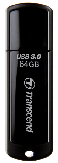 Transcend JetFlash 700 - USB-flashstasjon - 64 GB - USB 3.0 - svart Transcend JetFlash 700 - USB-flashstasjon - 64 GB - USB 3.0 - svart