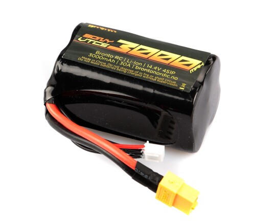 Bronto 4s 3000mAh 18650 Li-Ion XT60 Bronto 4s 3000mAh 18650 Li-Ion XT60
