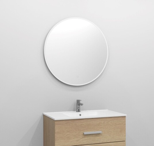 Alterna Bliss Rundt Speil med LED lysØ60-100cm 80cm