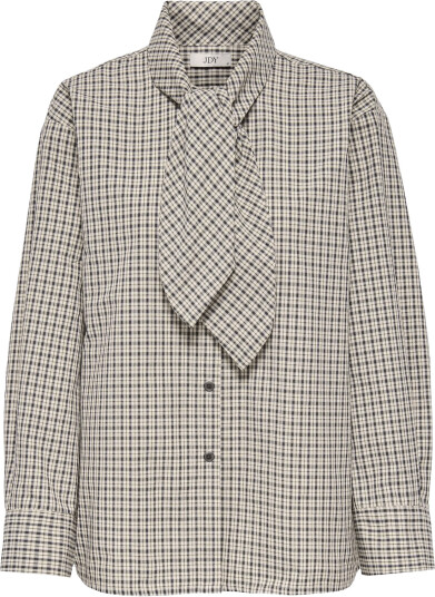 JDY Jdyvilda L/S Scarf Shirt Wvn Noos Cream M