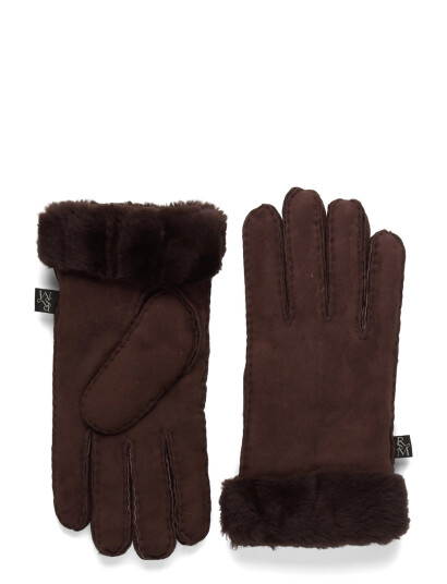 Rosemunde Rhsydney Shearling Gloves - Brown - M/L
