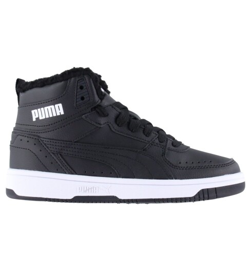 Puma Puma Rebound Joy Fur Jr Puma Black-Puma White 38 (Uk 5) Sko