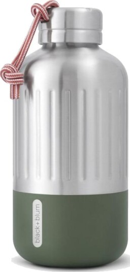 Black+Blum Explorer Insulated Bottle, Steel- Olive, 650 ml Black+Blum Explorer Insulated Bottle, Steel- Olive, 650 ml