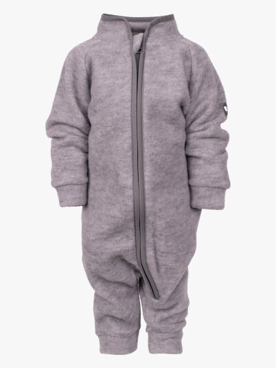 Lindberg Loe Merino Babydress Grey Melange 86 Lindberg Loe Merino Babydress Grey Melange 86