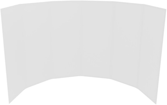 Bakgrunn Ensfarget - Til Panoramabakgrunn - Hvit - 240x600 cm
