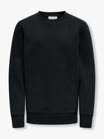 Only & Sons Jr Ceres Crew Neck Sweat Sort 170/176 Only & Sons Jr Ceres Crew Neck Sweat Sort 170/176