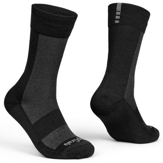 GripGrab Winter Merino High Strømper Svart GripGrab Winter Merino High Strømper Svart