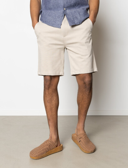 Clean Cut Copenhagen Milano Brendon Jersey Shorts - Beige - XXL