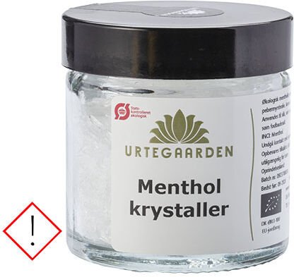 Urtegaarden Mentolkrystaller Økologisk 20 g Urtegaarden Mentolkrystaller Økologisk 20 g