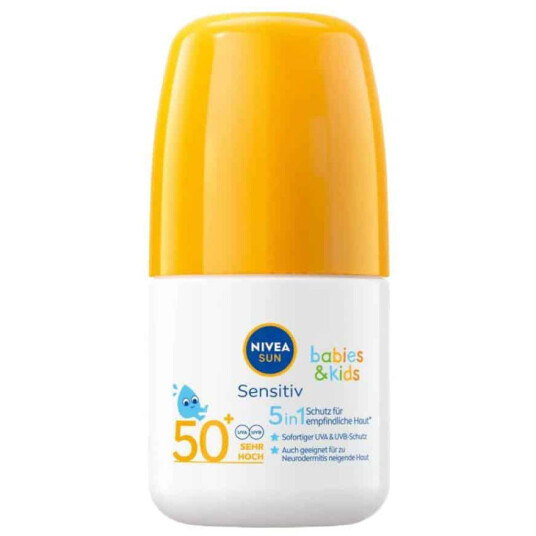 Nivea Sun Kids SPF 50 Rollon Sensitive Sunscreen 50ml