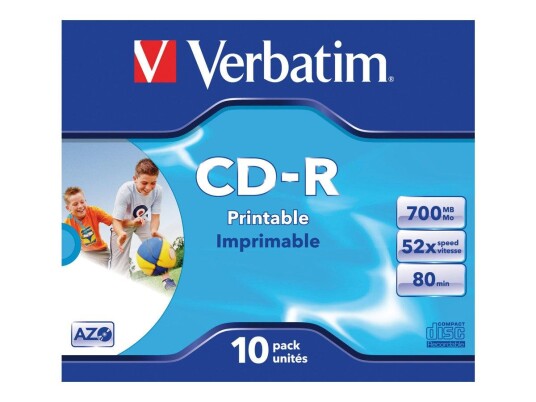 Verbatim CD-R x 10 - 700 MB - lagringsmedier Verbatim CD-R x 10 - 700 MB - lagringsmedier