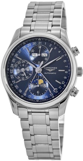 Longines Herreklokke L2.773.4.92.6 Master Blå/Stål Ø42 mm Longines Herreklokke L2.773.4.92.6 Master Blå/Stål Ø42 mm