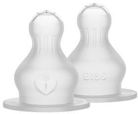 BIBS Silikon Flasketut 2-pakk med Tykk Strømning
