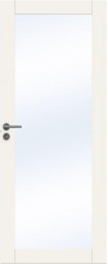 Swedoor Dørbl Unique Gw01l 8x20 Klass Hvit