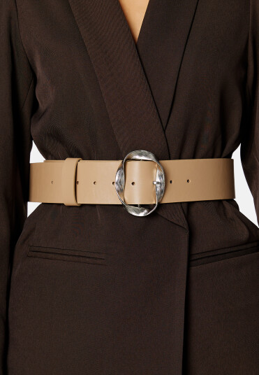 BUBBLEROOM Talia belt Beige / Silver XS/S BUBBLEROOM Talia belt Beige / Silver XS/S