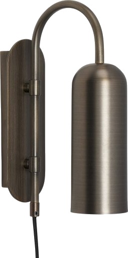Hübsch Zenith Vegglampe Burnished Messing Hübsch Zenith Vegglampe Burnished Messing