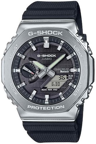 Casio Herreklokke GBM 2100 1AER G Shock Sort/Gummi Ø44.4 mm