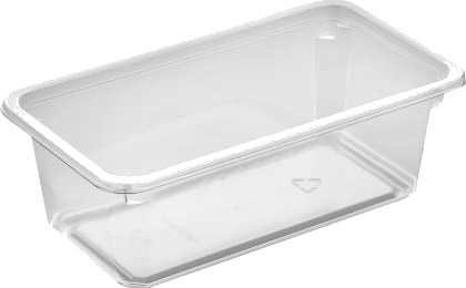 Plastbakke Kageboks K2182 1E 1 Rum 710 Ml 180X100x61 Mm Apet,608 Stk/Krt