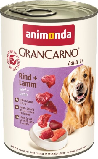 Animonda Grancarno Våtfôr Adult Original + Lam Okse 6 X 400 G