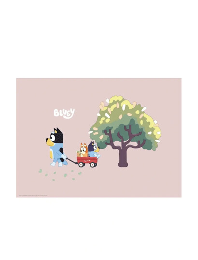 Poster & Frame Bluey Big Tree Pink 50x70cm Poster & Frame Bluey Big Tree Pink 50x70cm