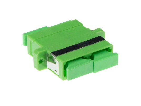 Act Fiber Optic Sc Apc Sc Apc Duplex Adapter Singlemode Os2 EA1028