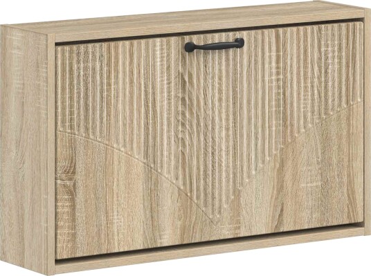 vidaXL Vegghengt skoskap HOORN 71 x 17 x 43 cm Konstruert tre