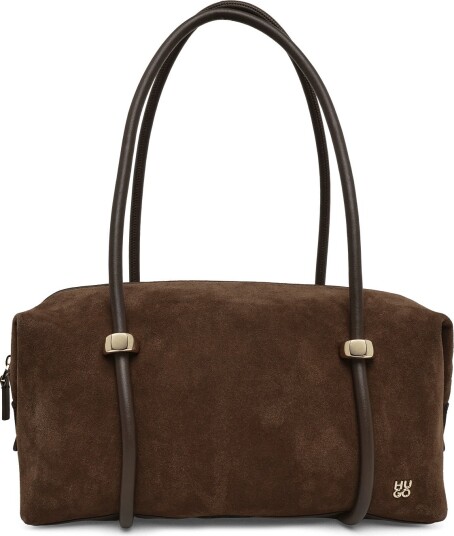 HUGO Briony S_Duffle - DARK BROWN - One Size