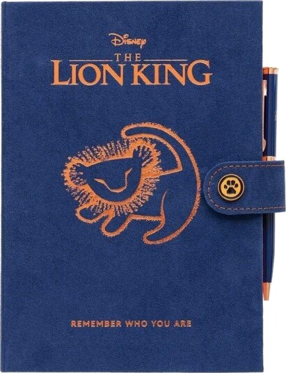 Lion King A5 notatbok med penn, førsteklasses kvalitet