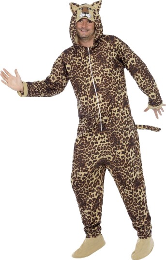 Leopard Kigurumi Unisex Kostyme Strl L